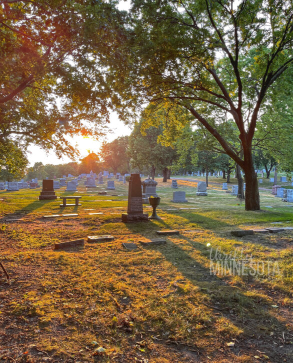 fall colors celebration at Lakewood Cemetery.