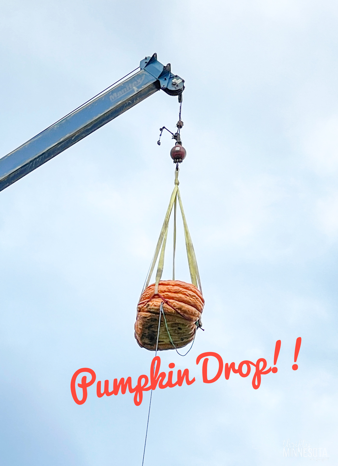 Stillwater Pumpkin Drop from Crane