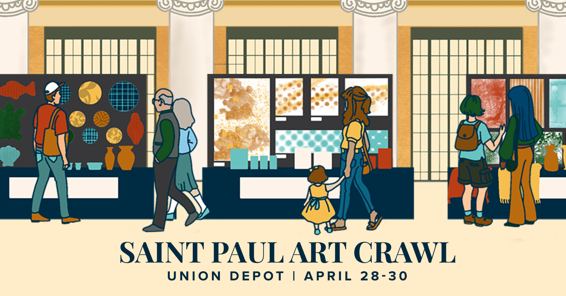 saint paul art crawl union depot