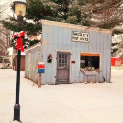 Post office in the Village at Dakota City.
