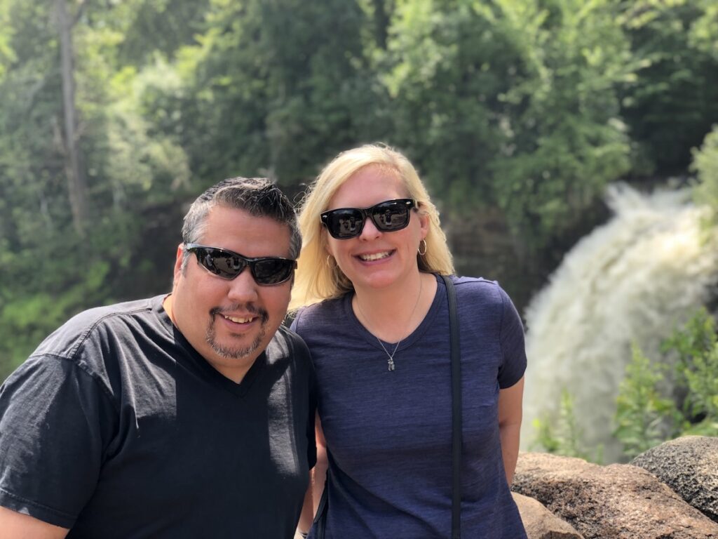 Chrysa and Mario Minnehaha Falls