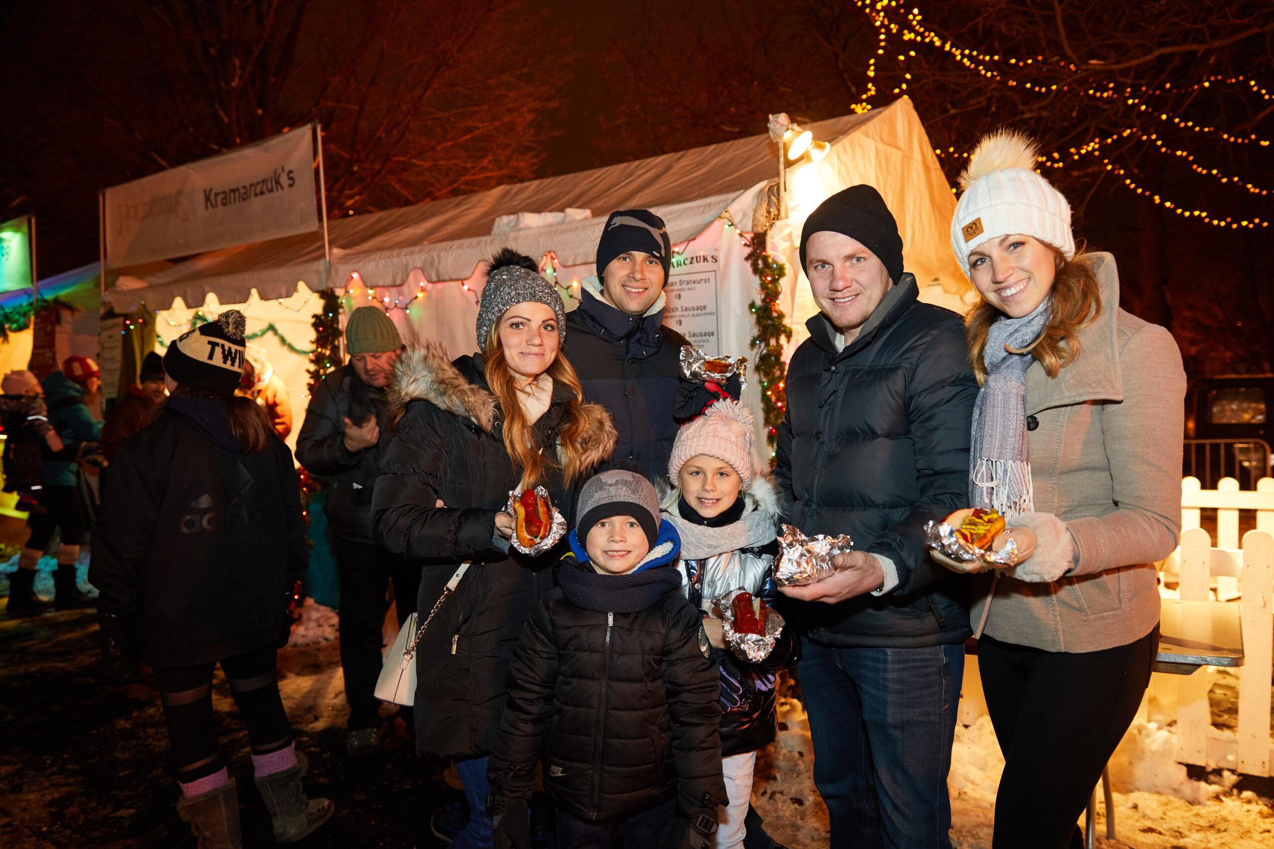 Family at Holidazzle