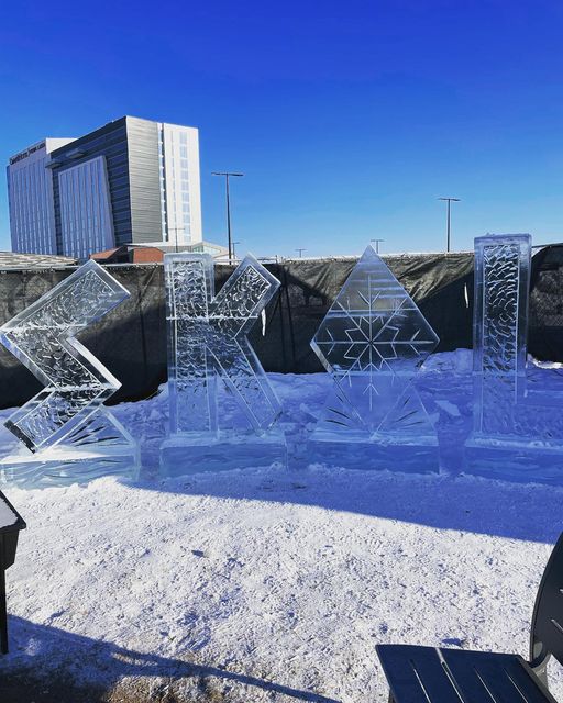 skol ice sculpture