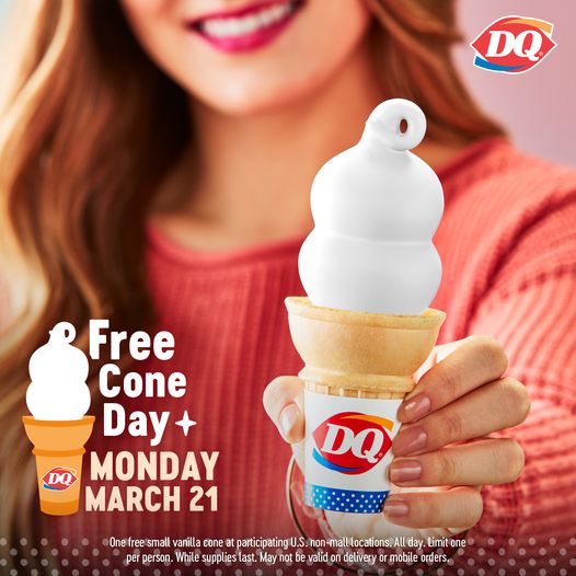 Dairy Queen Free Cone Day Thrifty Minnesota