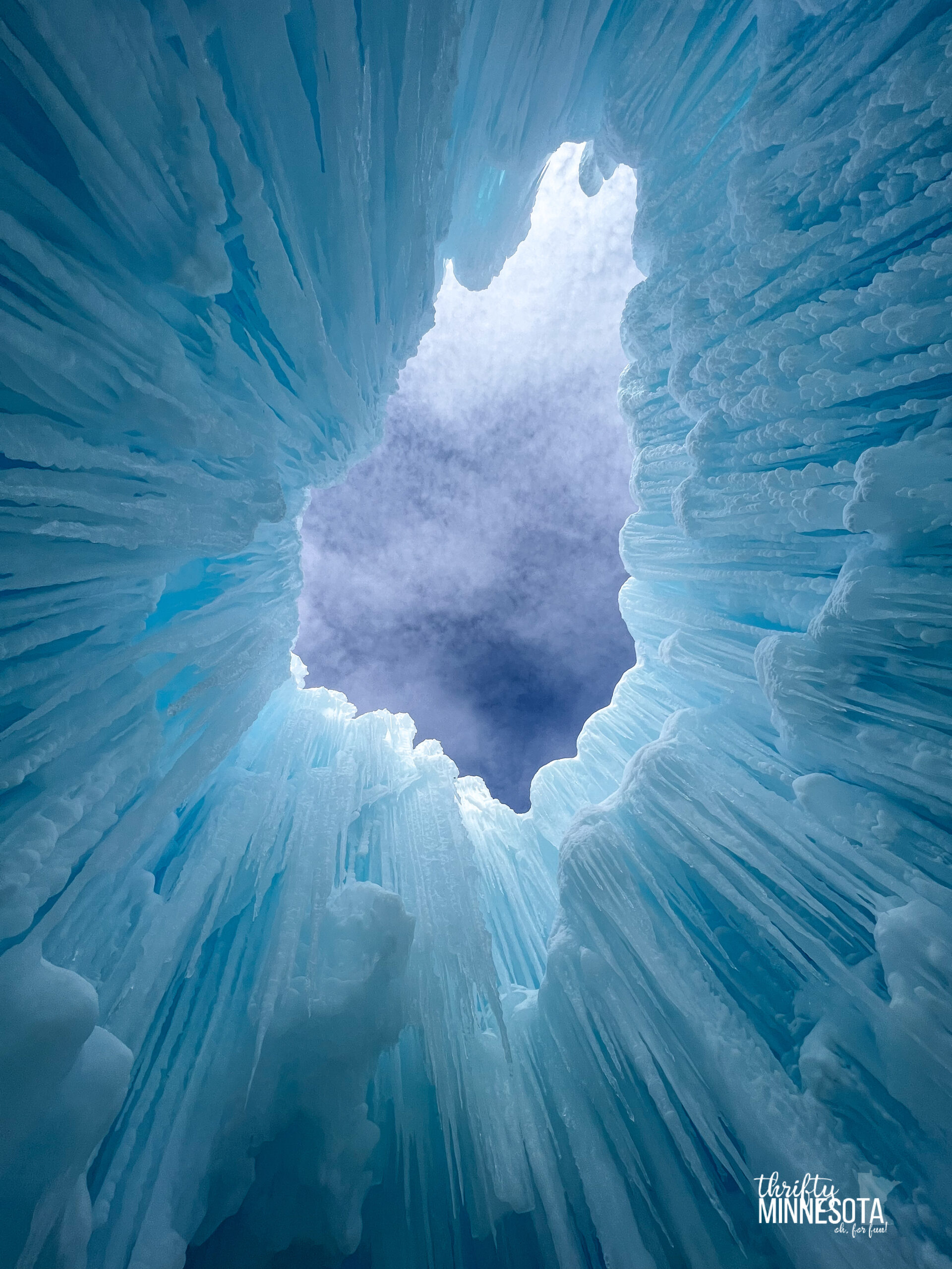 Ice Castles MN Sky.