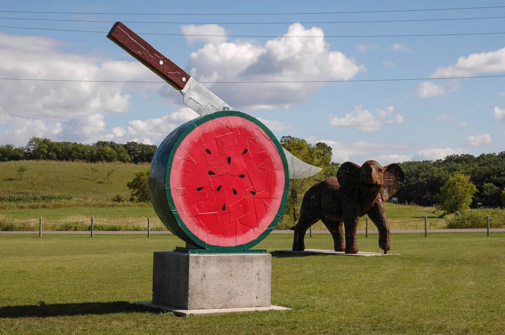 Watermelon Nyberg Sculpture
