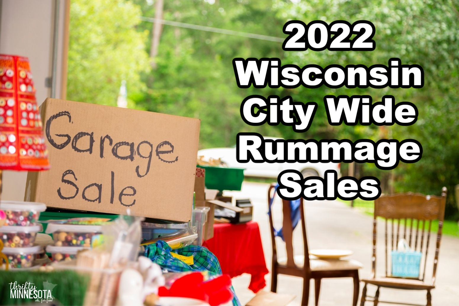2022 Wisconsin City Wide Rummage Sale List