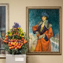 Art in Bloom at Minneapolis Institute of Art Painting and Floral Arrangement