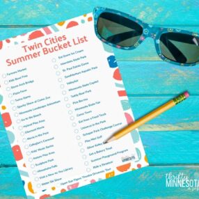 Twin Cities Summer Bucket List Printable