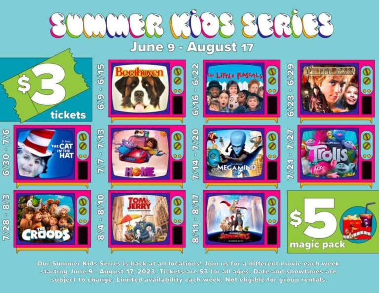 Emagine Kids Summer Movie Series 3 Admission Thrifty Minnesota