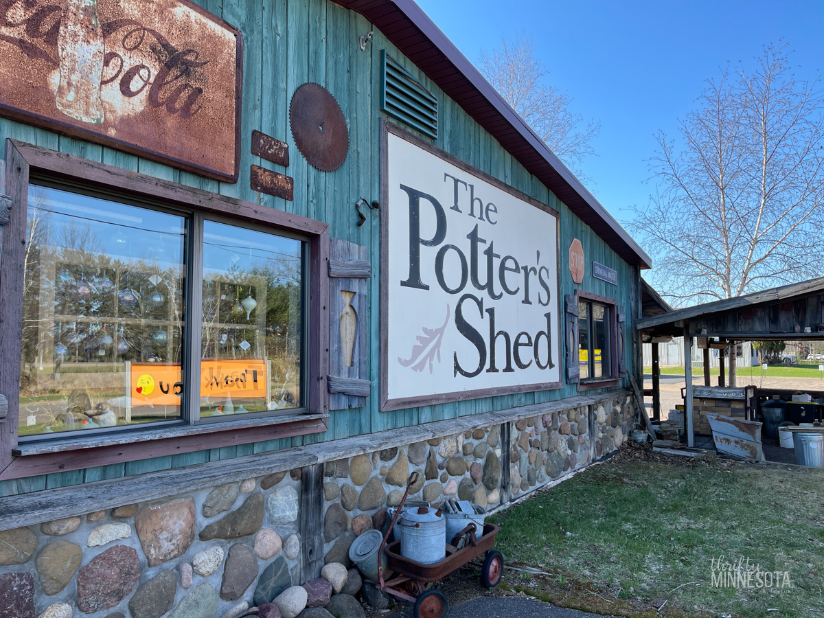 The Potters Shed Shell Lake Wisconsin