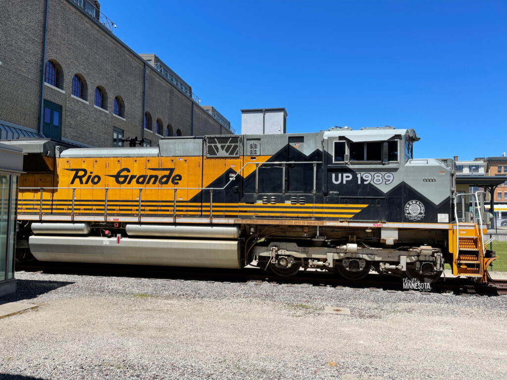 Union Pacific Rio Grande Train Engine UP 1989