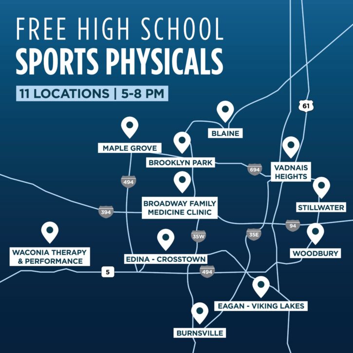 TCO free high school sports physicals