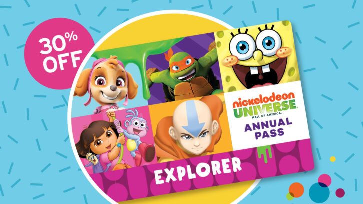 Nickelodeon Universe Explorer Annual Pass Discount
