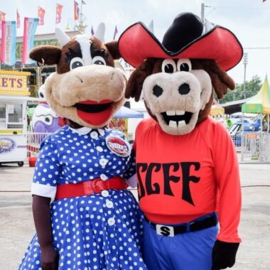 Steele County Free Fair mascots.