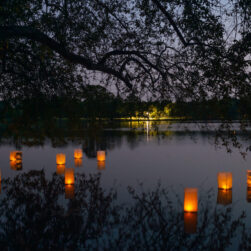 Lantern Lighting Ceremony at Lakewood Cemetery.