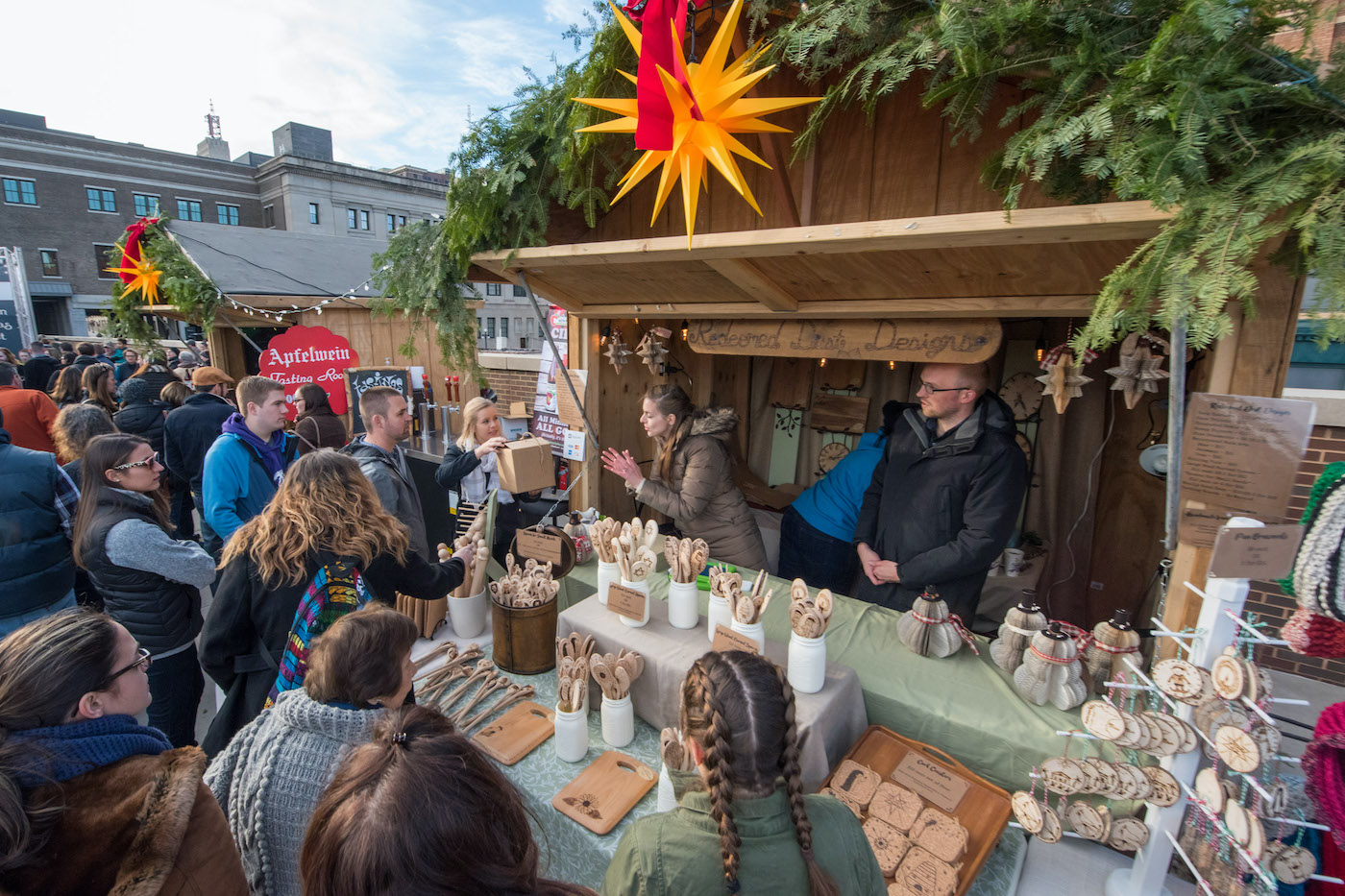 European Christmas Market, Union Depot, Saint Paul,