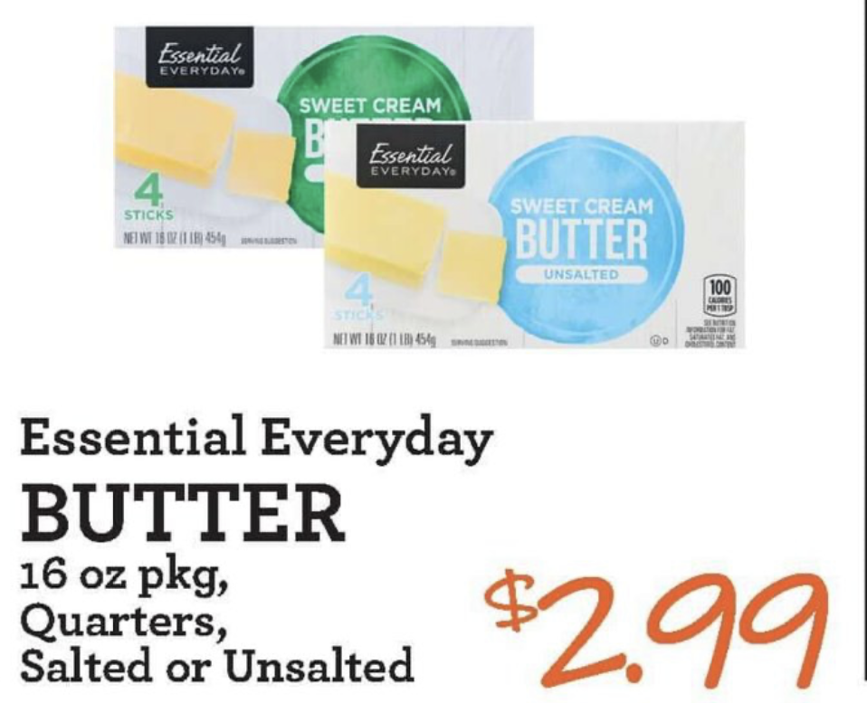 Jerrys Foods Butter Sale