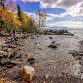 Lake Superior at Tettegouche State Park.