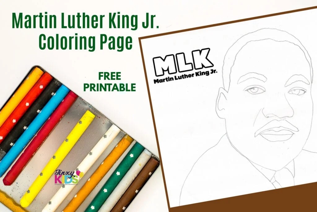 Martin Luther King Jr Coloring page