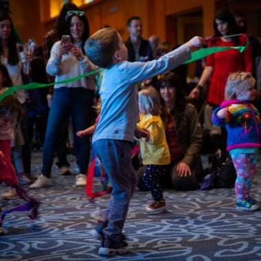 Kids Dancing at Rock the Cradle.