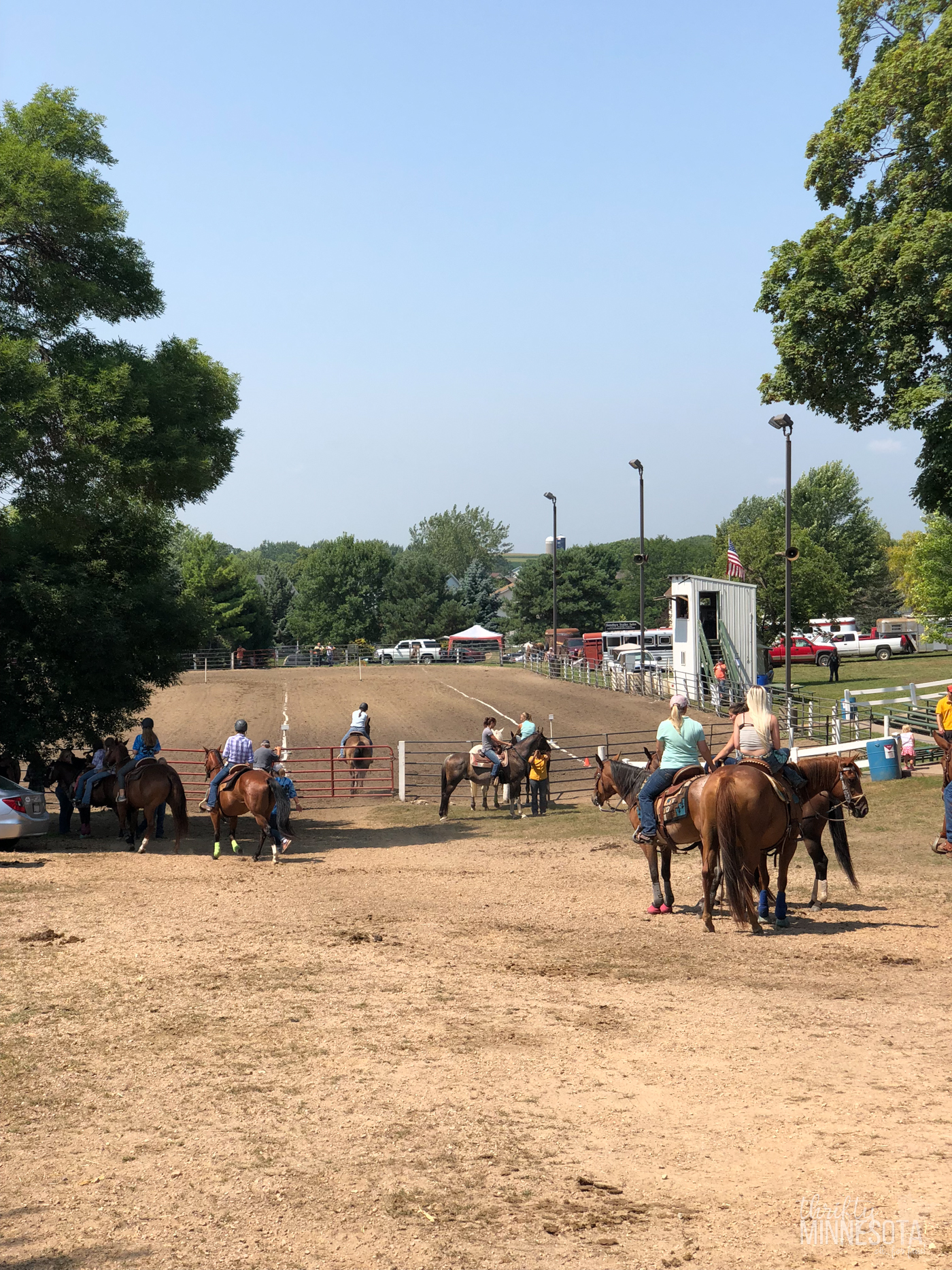 Horse Competition at Steele County Fair