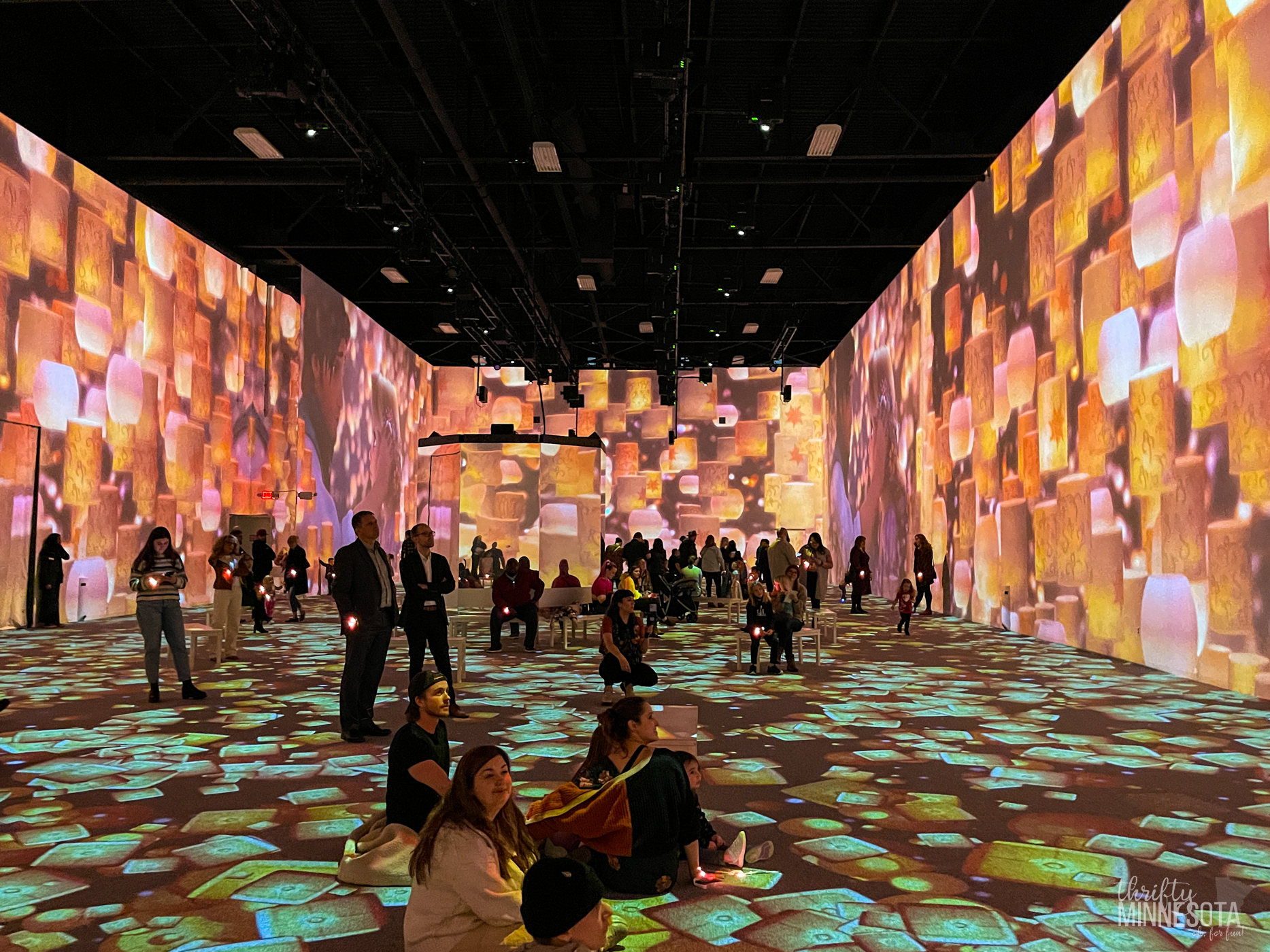 Immersive Disney Animation Wall Effects