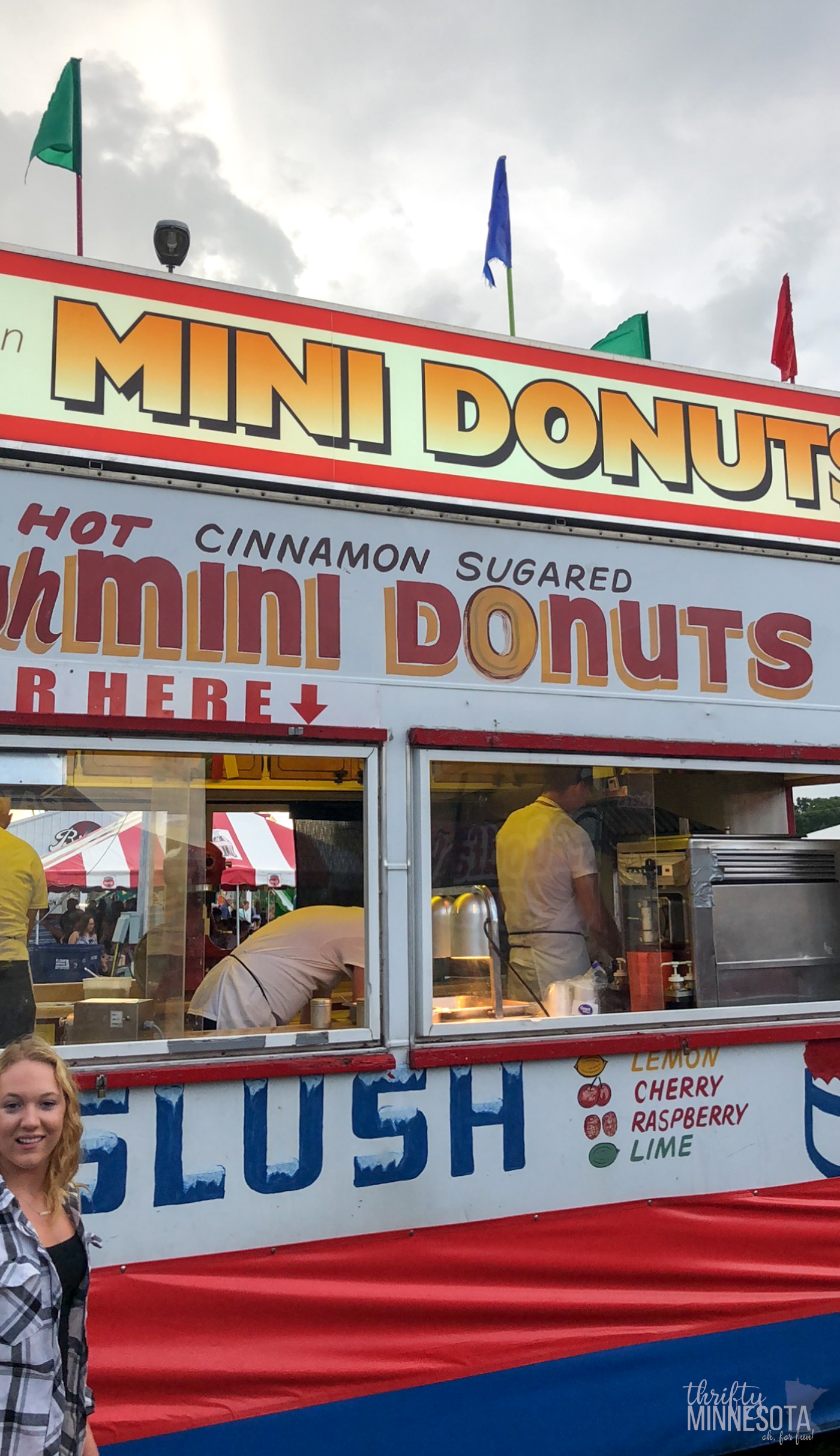 Mini Donuts Stand at County Fair