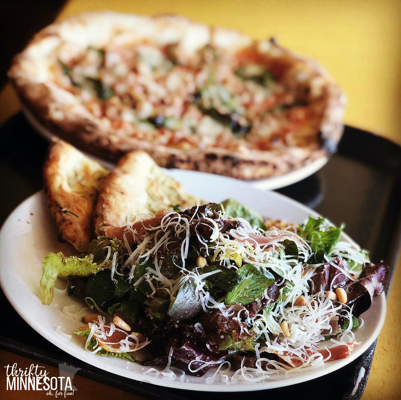 Punch Pizza and Salad