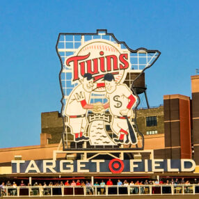 Target Field Twins Sign