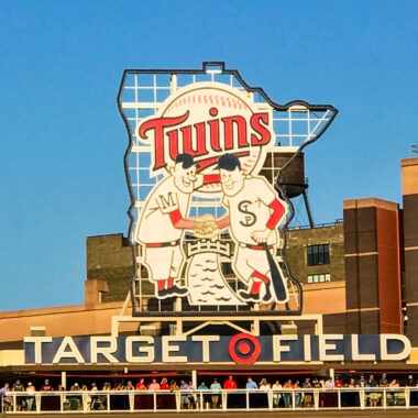 Target Field Twins Sign