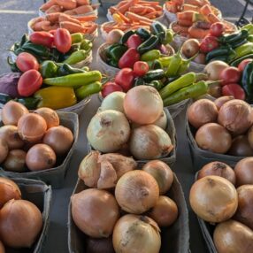 Farmers Market produce.