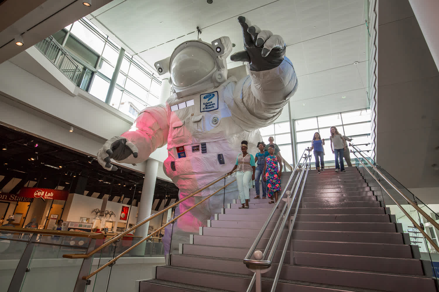 astronaut at science museum
