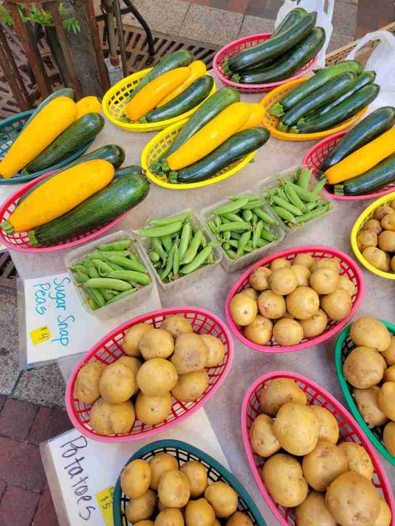 vegetables at St. Paul Farmer's Market