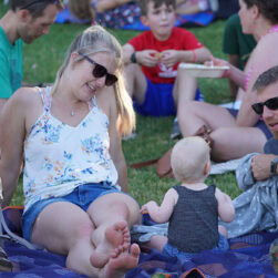 Family at Minnetonka Summer Fest.