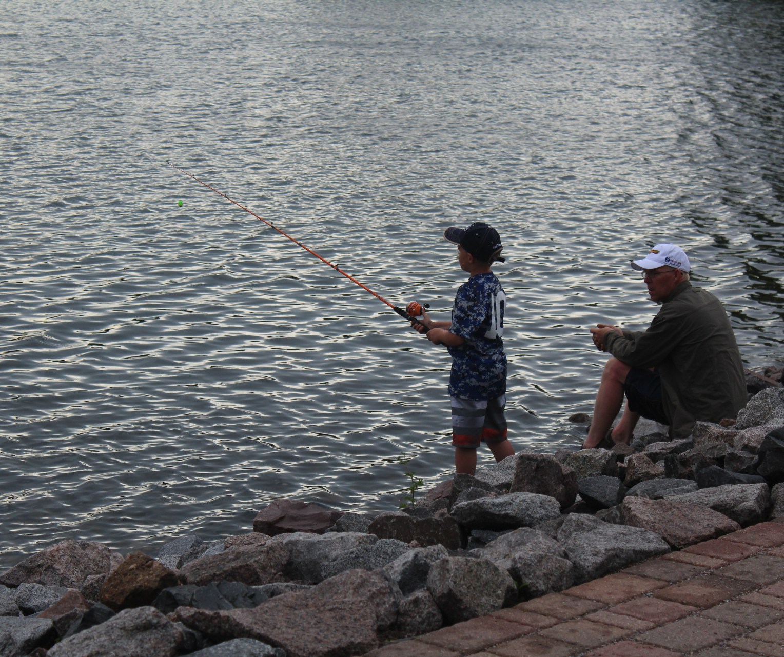 fishing at lake george