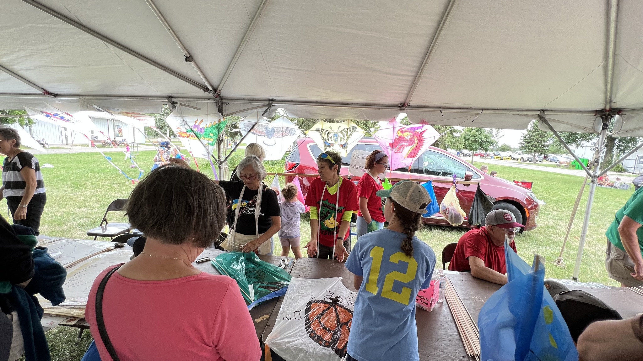 Minnesota Garlic Festival Kite Flying Event.