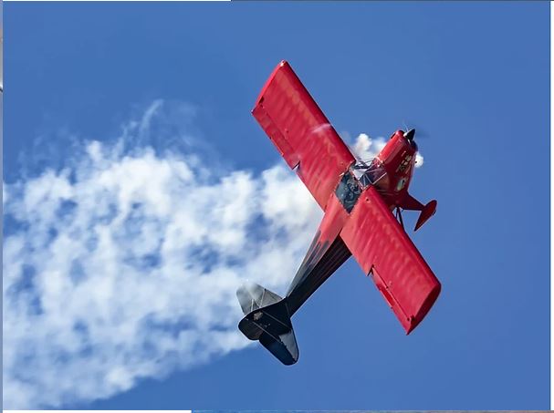 red airplane