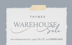 2023 Thymes Warehouse Sale 300x190 