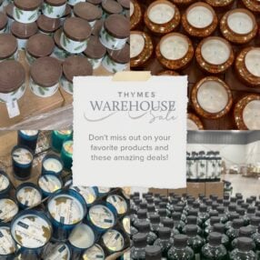Thymes Warehouse Sale Products.