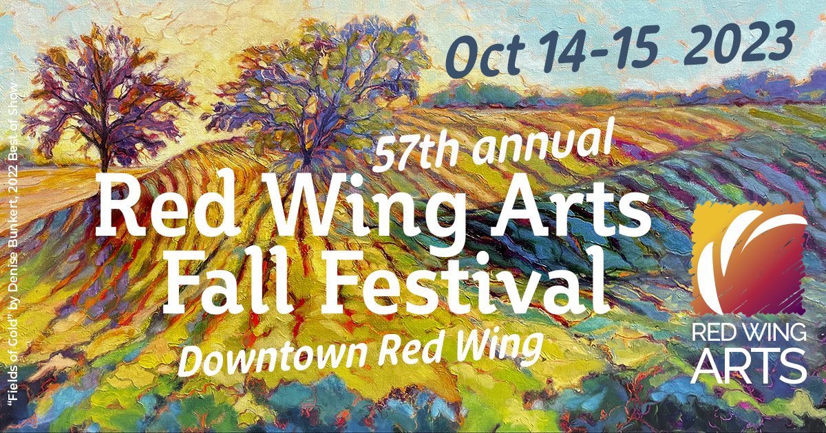 Red Wing Arts Festival 2023 banner.