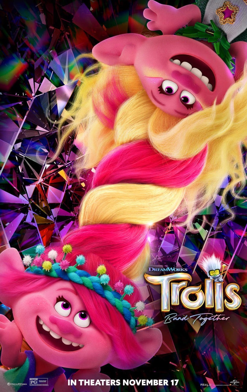 Trolls Band Together Movie Poster.