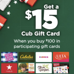 Cub Gift Card Offer.