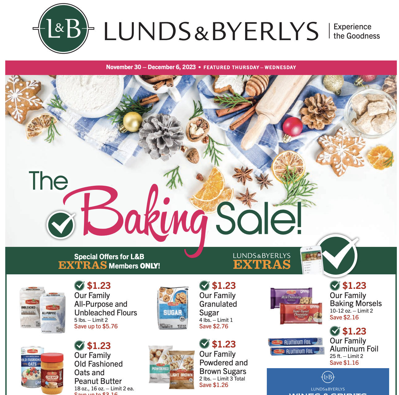 Lunds & Byerlys Baking Sale.