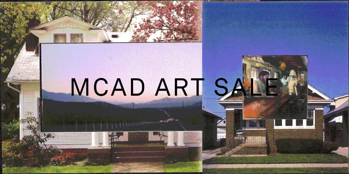 MCAD Art Sale banner.