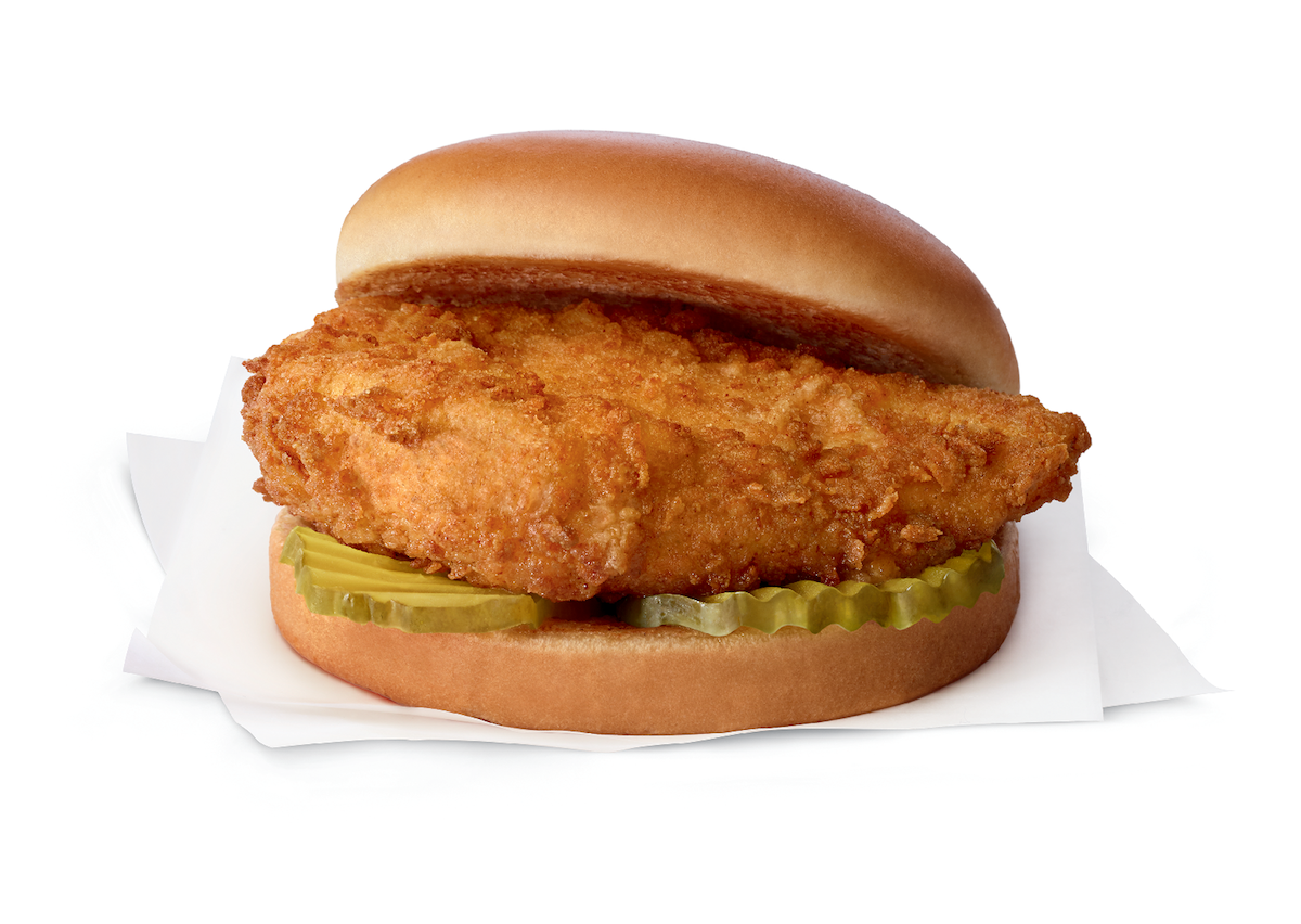 chick-fil-a original chicken sandwich.