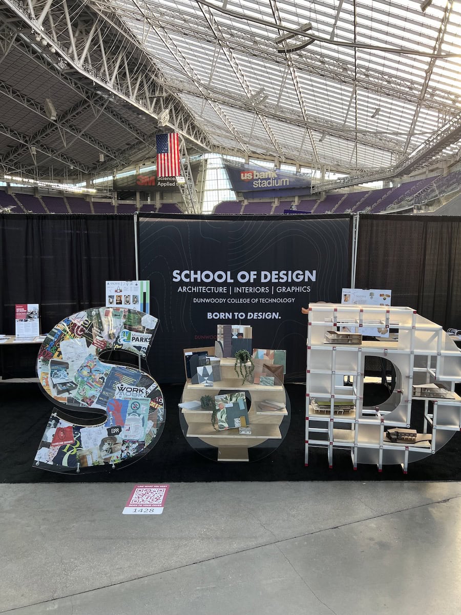 School of design display at home show.