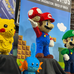 Minnesota Brick Convention Pikachu Mario and Luigi.