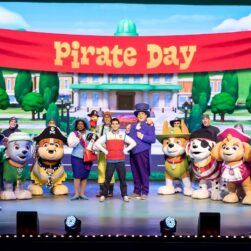 Paw Patrol Live The Great Pirate Adventure on stage.