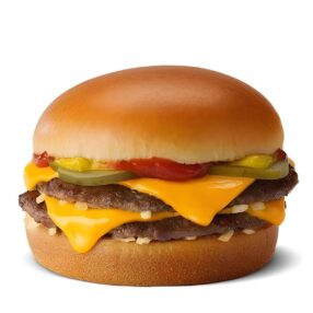 McDonalds Double Cheeseburger.